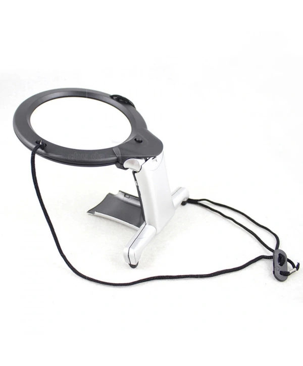 2x 6x Led Eller Serbest,boyun Asılı,dıkış,okuma İçin En Uygun Büyüteç 11b1