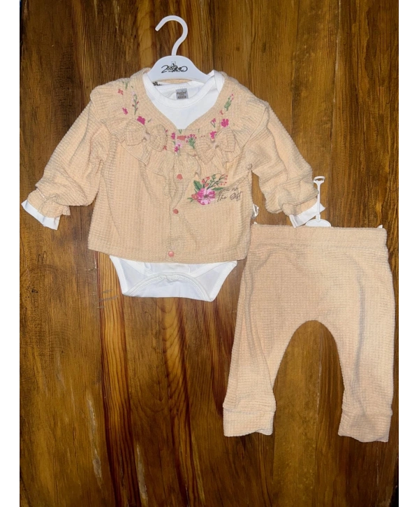 3-12 aylık üçlü takım bej