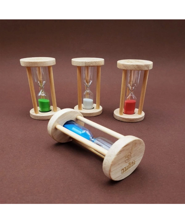 3 Dakikalık Ahşap Kum Saati