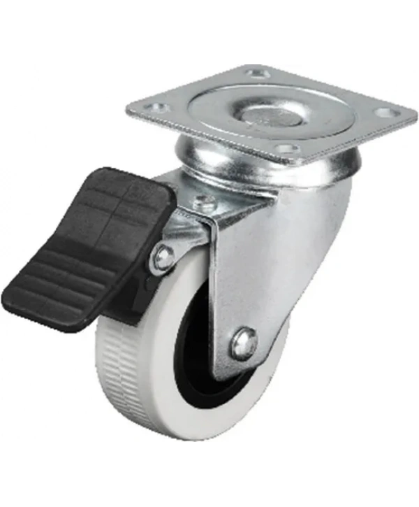 334 - 50x20 Mm Çift Bilyalı Tablalı Frenli Teker 4 Adet