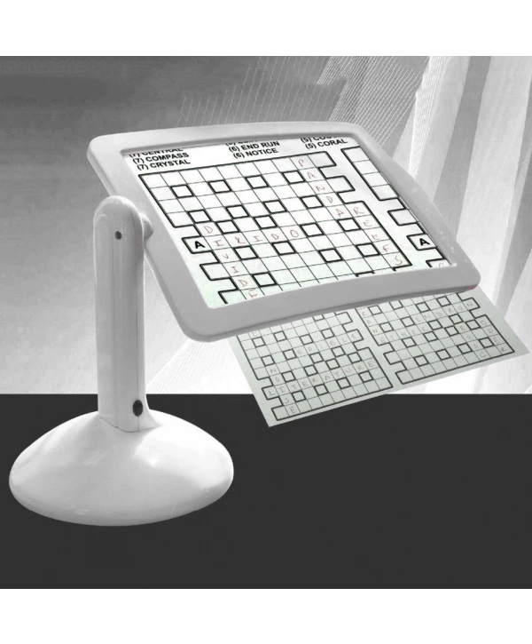 3x  360 Derece Döndürme Ekranlı, Çok Fonksiyonlu Masaüstü Büyüteç 3x