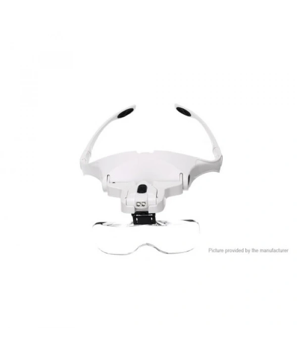5 Lens 1.0x3.5x, 2led Işıklı  Ile Ayarlanabilir Gözlük Büyüteç9892b2