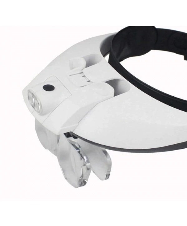 5 Mercekli Çok Fonksiyonlu, Başlık Tip Işıklı Büyüteçmg81001g