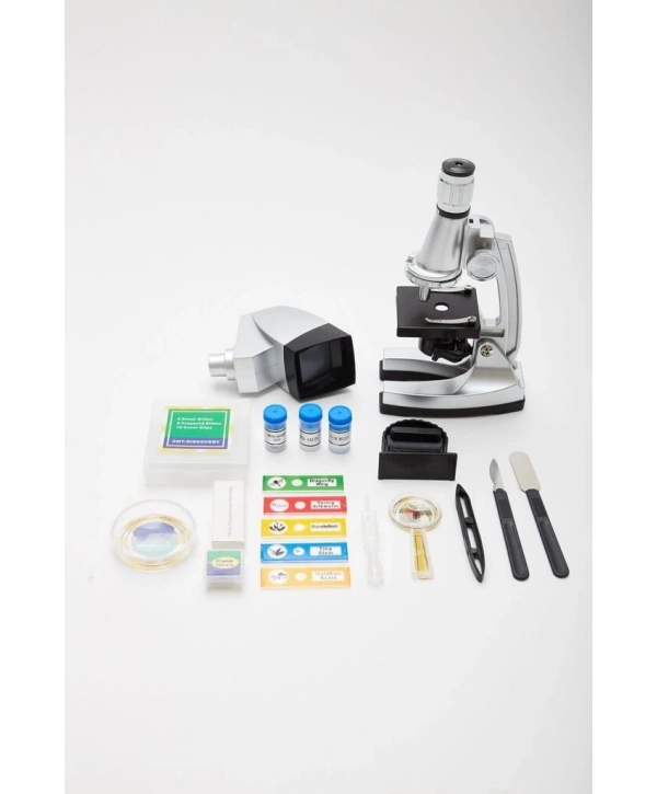 50x100x200x400x6001200x  Çocuklariçin Eğitici  Projektörlü Mikroskop Seti