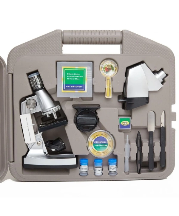 50x100x200x400x6001200x  Çocuklariçin Eğitici  Projektörlü Mikroskop Seti
