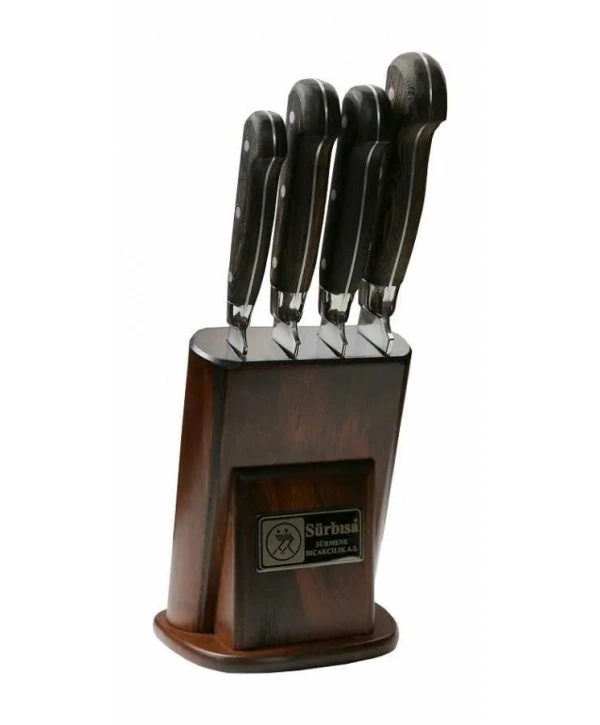 61502ym - Sürmene Yöresel Mutfak Bıçağı Seti - 4 Lü Set