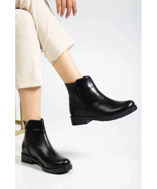 165-204 Siyah Yanki Günlük Kadın Bot