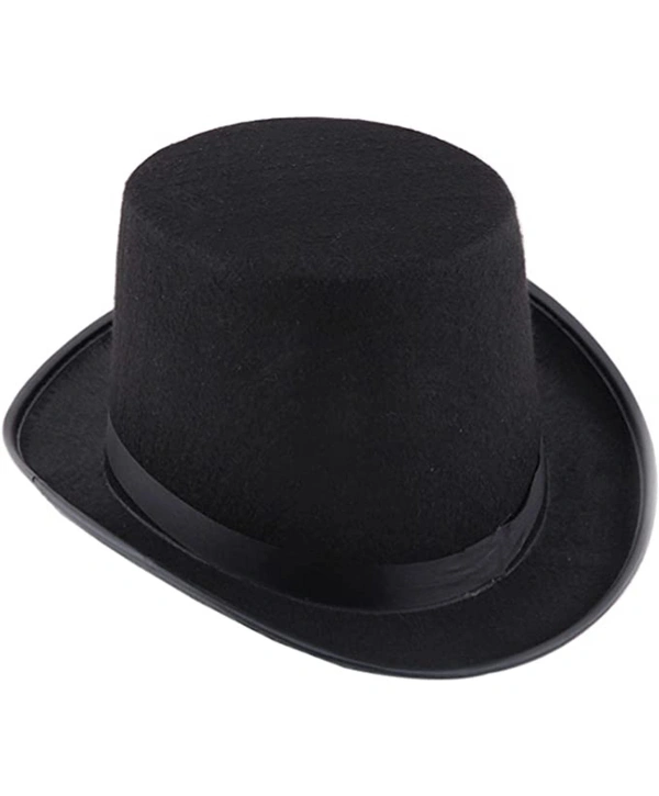 Siyah Keçe Sihirbaz Fötr Şapka 12 Cm