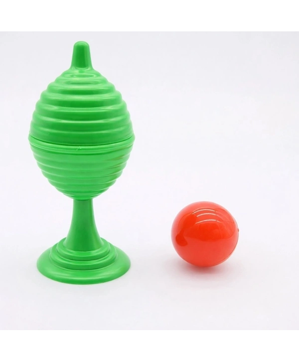 Yeşil Renk Sihirli Kupa Top Kaybetme Oyunu 7 Cm