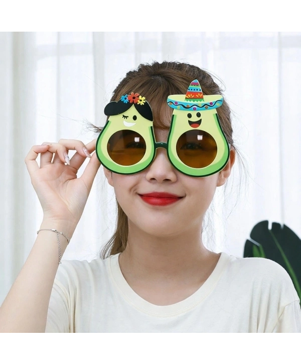 Hawaii Temalı Avokado Gözlük – Kostüm  Parti Gözlüğü