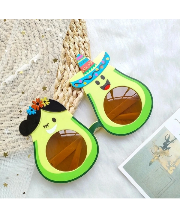 Hawaii Temalı Avokado Gözlük – Kostüm  Parti Gözlüğü