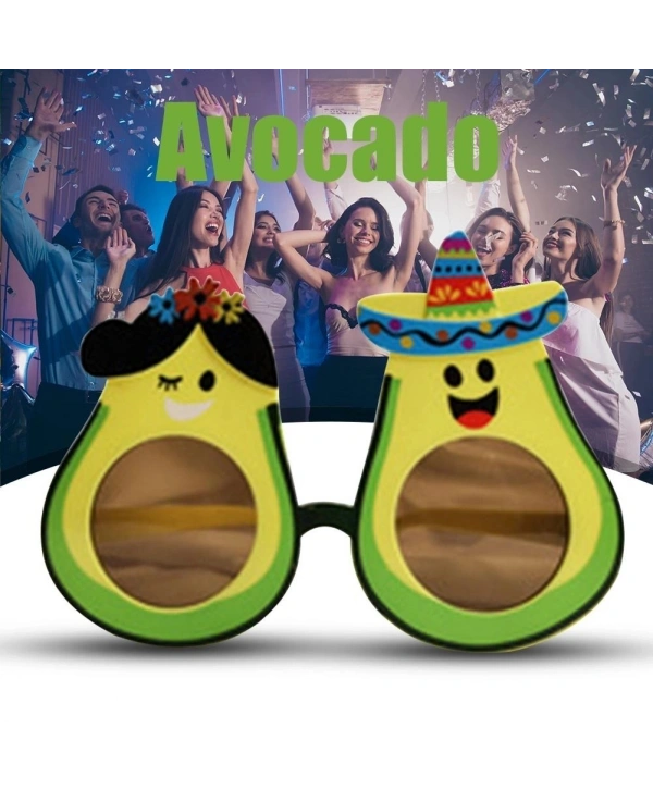 Hawaii Temalı Avokado Gözlük – Kostüm  Parti Gözlüğü