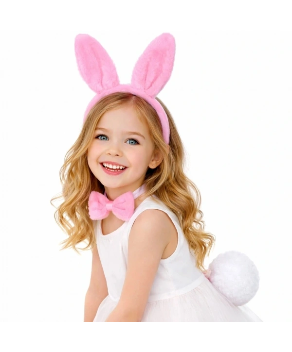 Pembe Full Tavşan Kulak Papyon Kuyruk 339lü Parti Seti