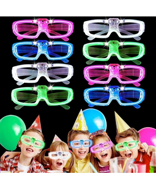 Glow Model 3 Farklı Fonksiyonlu Işıklı Parti Gözlüğü Karışık Renk 12 Adet