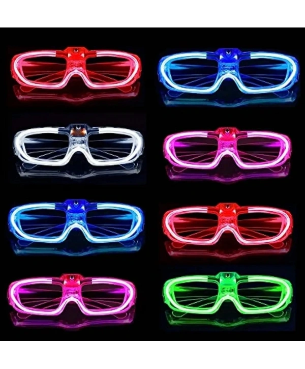 Glow Model 3 Farklı Fonksiyonlu Işıklı Parti Gözlüğü Karışık Renk 12 Adet