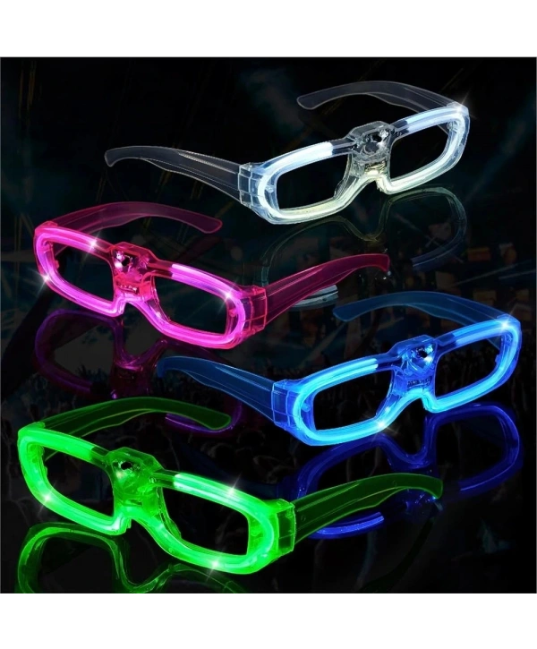 Glow Model 3 Farklı Fonksiyonlu Işıklı Parti Gözlüğü Karışık Renk 12 Adet