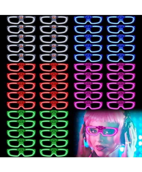 Glow Model 3 Farklı Fonksiyonlu Işıklı Parti Gözlüğü Karışık Renk 12 Adet
