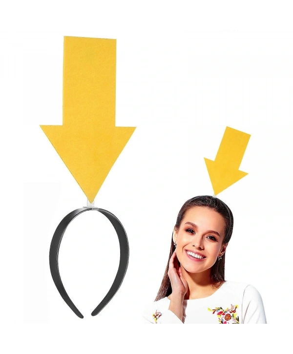 Kişiselleştirilebilir Ok Taç – Üzerine Yazı Yazılabilen Parti Tacı Sarı Renk