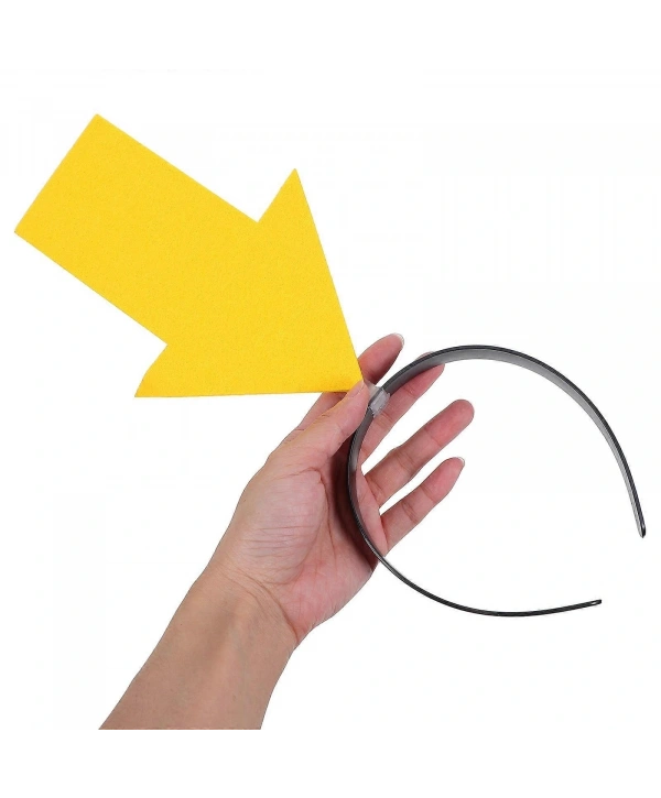 Kişiselleştirilebilir Ok Taç – Üzerine Yazı Yazılabilen Parti Tacı Sarı Renk