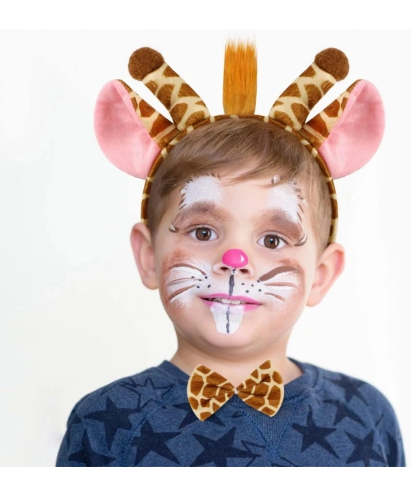 Zürafa Kosümü Aksesuar Seti 3 Lü - Taç Papyon Kuyruk