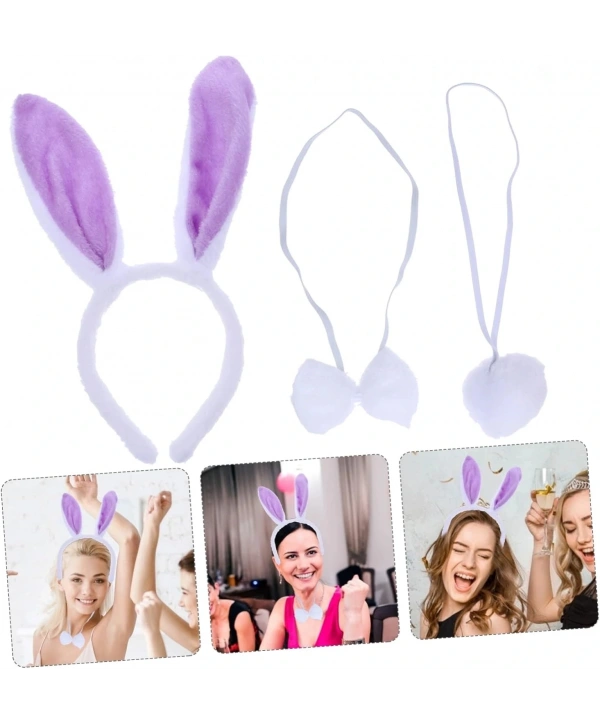 Lila Mor Tavşan Kulak Papyon Kuyruk 339lü Parti Seti