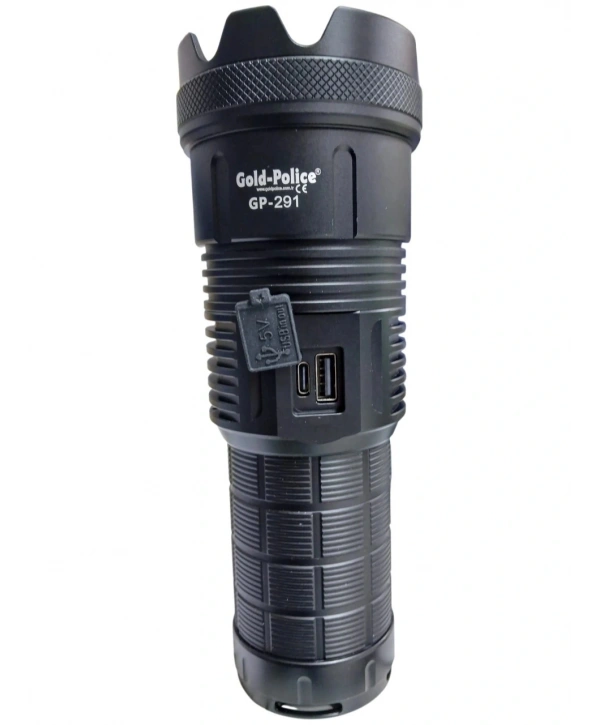 Gold Polıce Gp-291 Güçlü El Feneri 20,000 Lümen