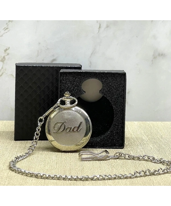 Özel Kutulu Dad (baba) Gümüş Köstekli Saat Alk4673