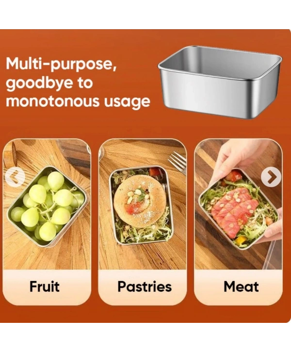 Paslanmaz Çelik Saklama Kabı