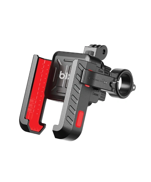 Gidon Bağlantılı 360° Derece Ayarlanabilir 3.5”-7.2” Uyumlu Motosiklet Bisiklet Telefon Tutucu