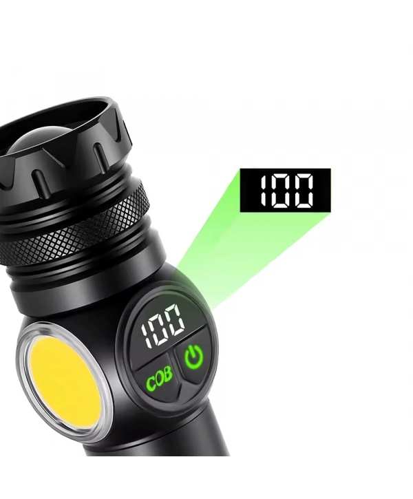 9 Mod Şarjlı Kamp Lambası El Feneri  Wt-704