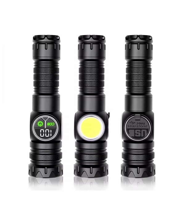 9 Mod Şarjlı Kamp Lambası El Feneri  Wt-704