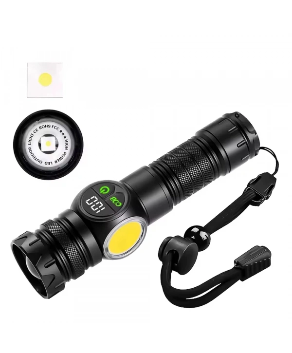 9 Mod Şarjlı Kamp Lambası El Feneri  Wt-704