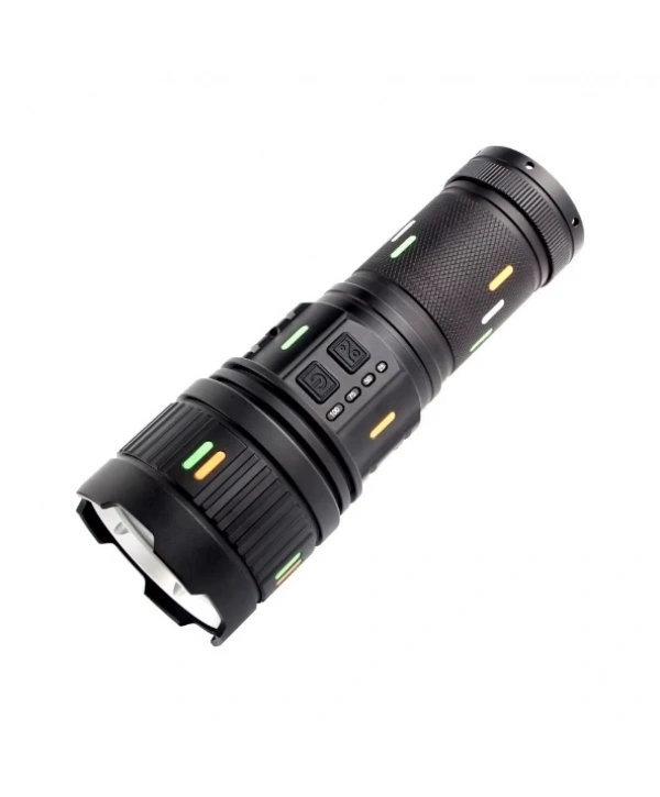 Pro F-3001 Alüminyum Tg Led Güç Göstergeli Type-c Şarjlı El Feneri 100 W