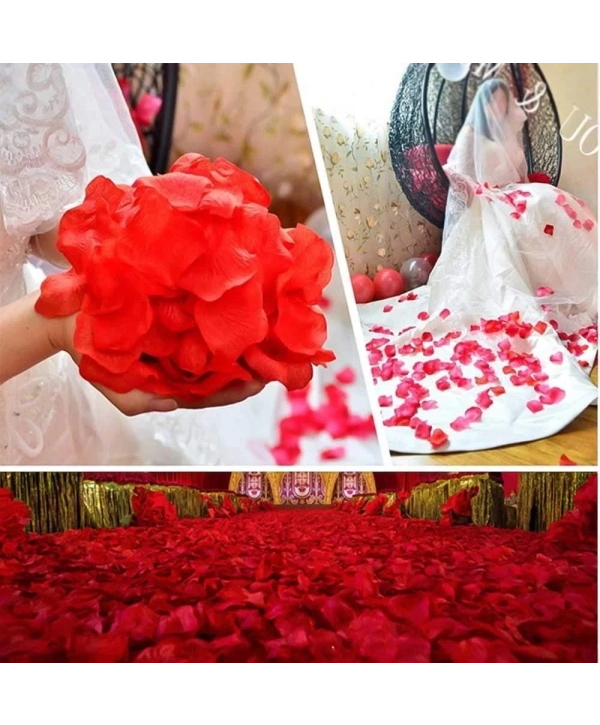Kırmızı Renk Gül Yaprağı Şekilli Konfeti – 1 Paket 100 Adet