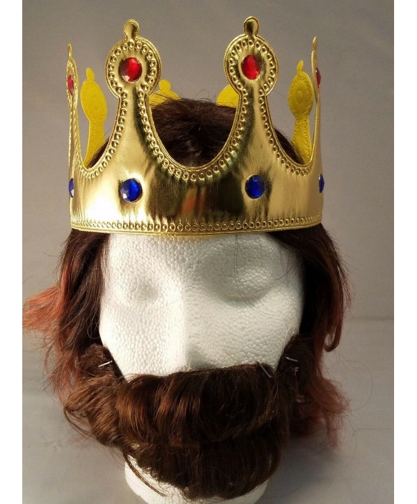 Altın Renk Eva Malzemeden İmal Çocuk Kral Tacı 57 Cm