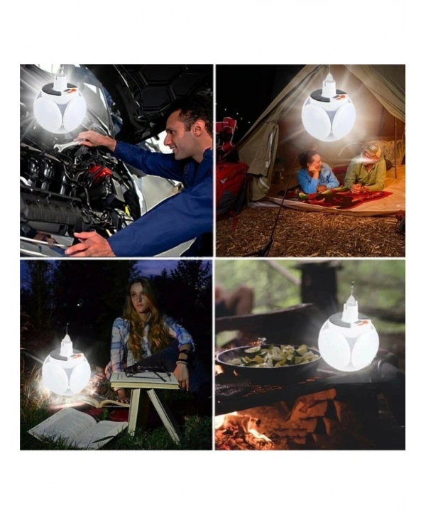 P-038 Solar Güneş Enerji Ve Usb Sarjli 5 Kanatlı