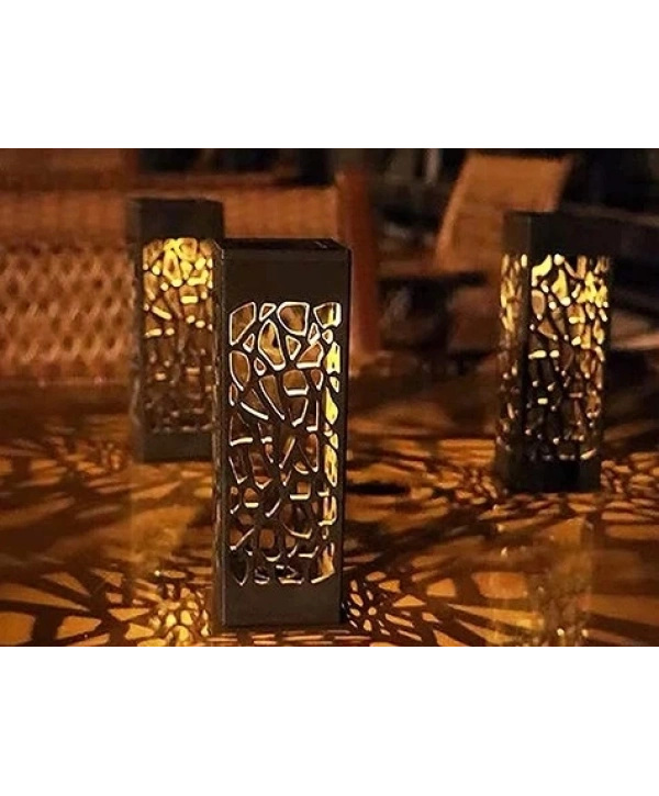 Dekoratif Solar Güneş Enerjili Bahçe Aydınlatması Yürüyüş Yolu Seti ( 8 Adet )