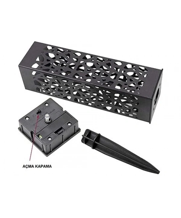 Dekoratif Solar Güneş Enerjili Bahçe Aydınlatması Yürüyüş Yolu Seti ( 8 Adet )