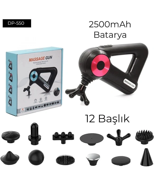 12 Başlıklı Masaj Aleti