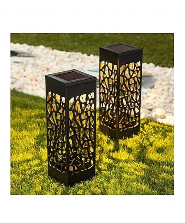 Dekoratif Solar Güneş Enerjili Bahçe Aydınlatması Yürüyüş Yolu Seti ( 6 Adet )