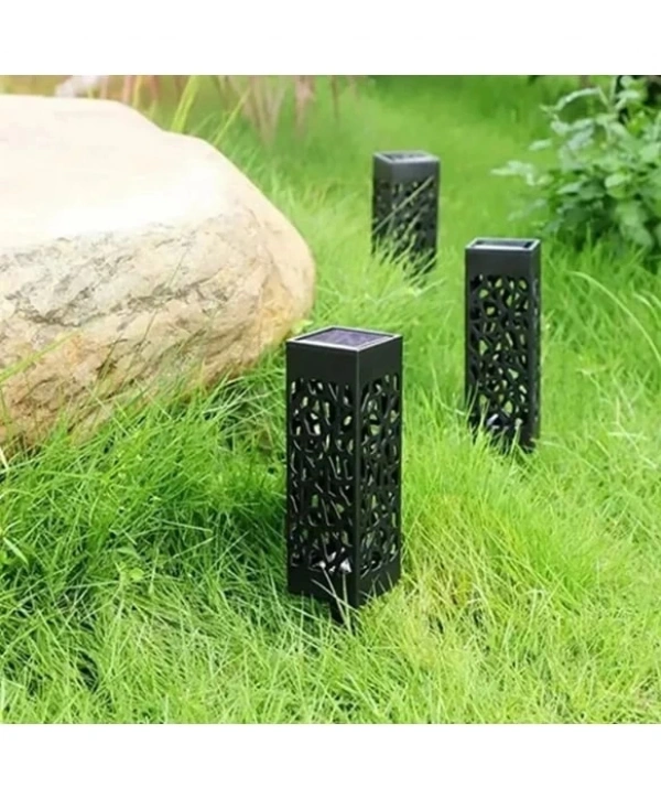 Dekoratif Solar Güneş Enerjili Bahçe Aydınlatması Yürüyüş Yolu Seti ( 6 Adet )