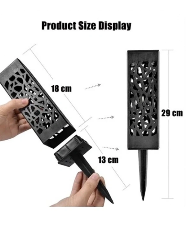 Dekoratif Solar Güneş Enerjili Bahçe Aydınlatması Yürüyüş Yolu Seti ( 6 Adet )