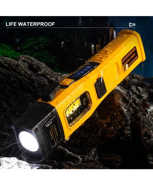 Wison Ws-1414 Cam Kıracaklı Dijital Göstergeli Mıknatıslı Şarjlı Acil Durum Tamirci Feneri