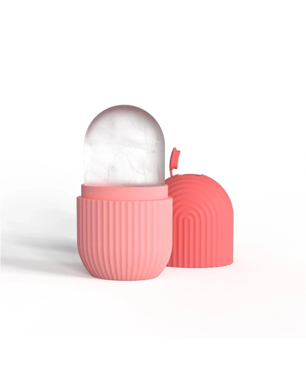 Yüz Ve Göz Altı İçin Silikon Buz Masaj Aleti - Soğuk Terapi buz silindiri