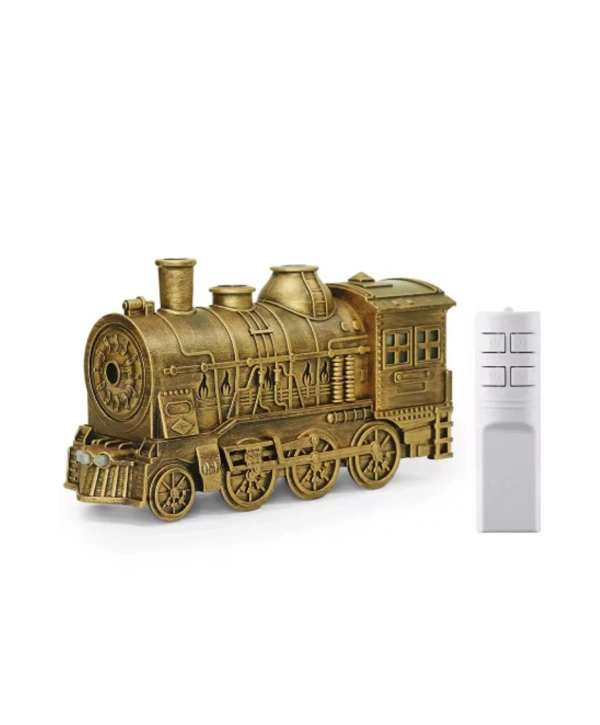 Tren Şeklinde Buharlı Oda Hava Nemlendirici Işık Buhar Makinesi Kumandalı