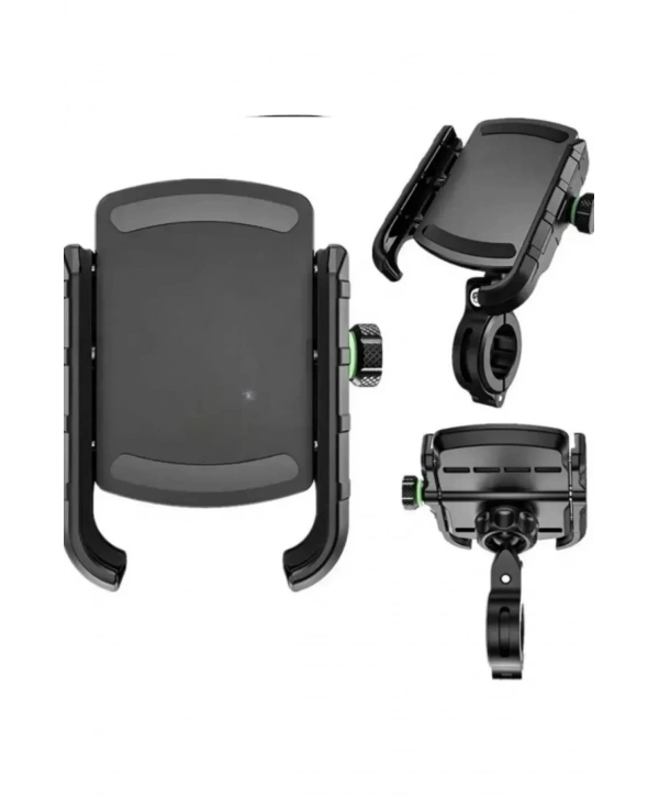 Bst3 Motosiklet Gidon Ve Ayna Bağlantılı Motor Ve Bisiklet Uyumlu Telefon Tutucu