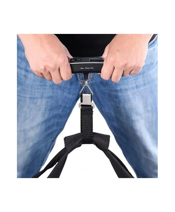 Dijital Işıklı Elektronik Askılı El Bagaj Tartısı Bavul Kantarı Seyahat Çantası 50kg