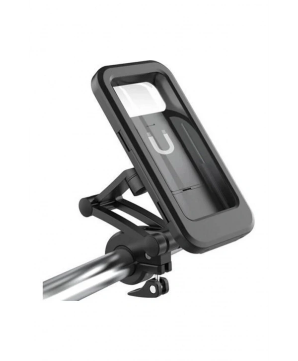 Gidon Bağlantılı Su Geçirmez Mıknatıslı Motorsiklet Telefon Tutucu