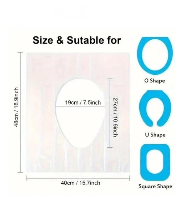 Hijyenik Tek Kullanımlık Klozet Kapağı Poşeti 50 Adet
