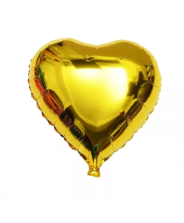 Kalp Balon Folyo Sarı 60 Cm 24 İnç